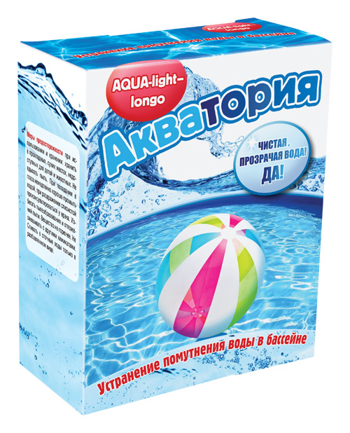 Препарат-коагулянт Акватория AQUA-light-longo эффективно устраняет помутнение воды